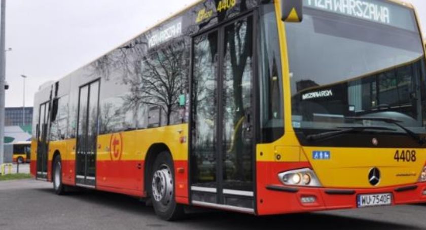 ul. Grochowska - wypadek autobusu