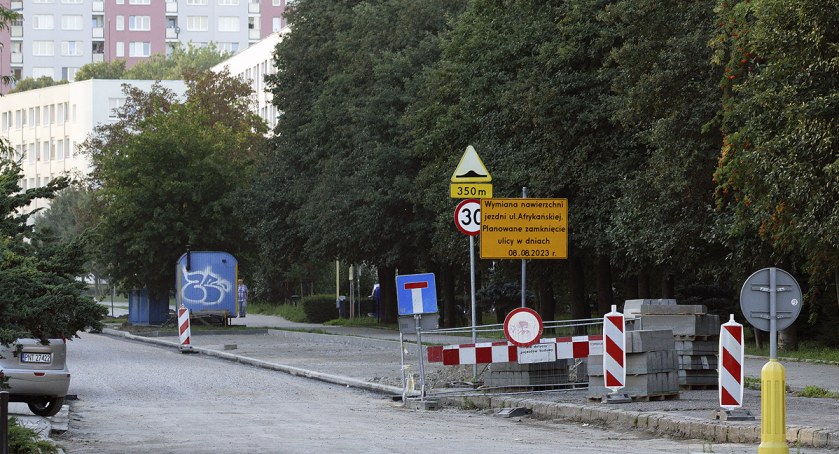 zdjęcie Remont ulicy Afrykańskiej