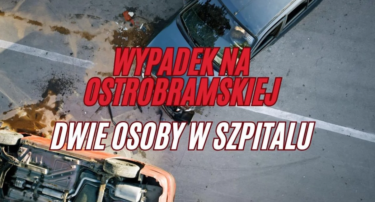 Działania służb, Wypadek Ostrobramskiej osoby szpitalu paraliż komunikacyjny - zdjęcie, fotografia