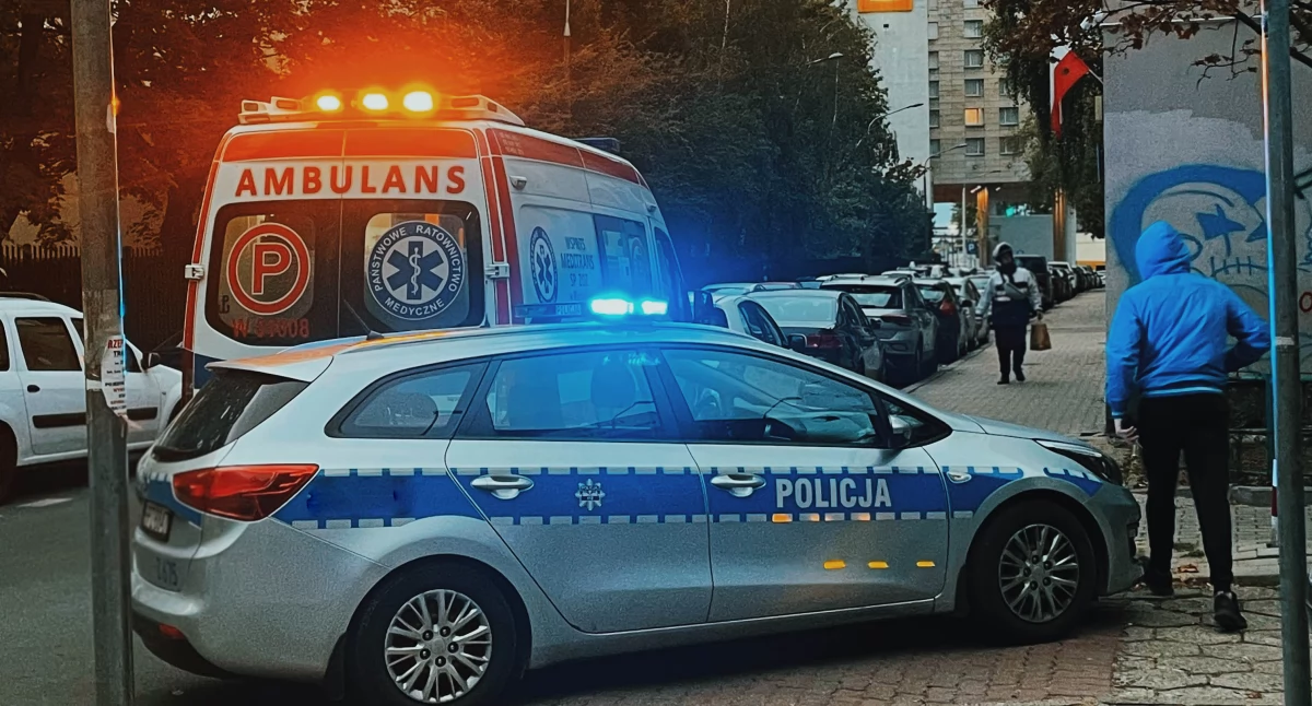 Wypadki, stało Obcokrajowiec żyje wyleciał piętra - zdjęcie, fotografia