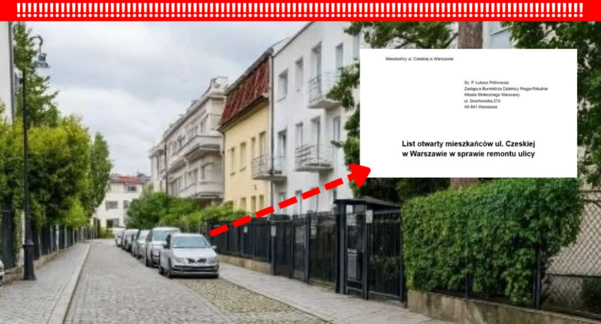 Ulice, Miało pięknie mieszkańcy dostaną ochłapy zostanie Czeska! - zdjęcie, fotografia