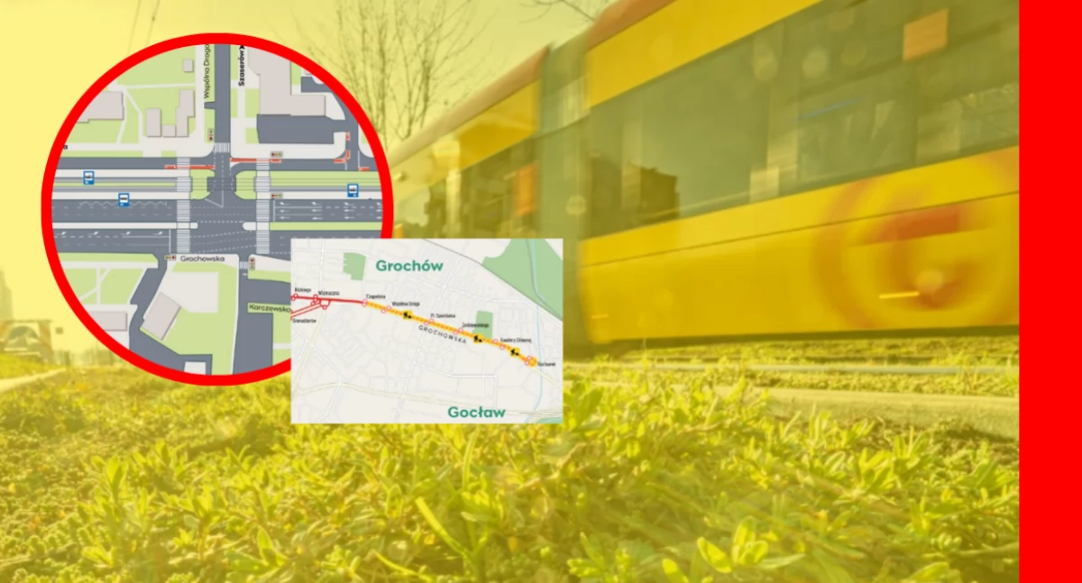Komunikacja, Torowisko Grochowskiej PRZEBUDOWY Będzie trochę zmian! - zdjęcie, fotografia