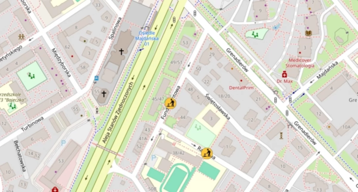 Ulice, REMONT Pradze Południe potrwa MIESIĄC Ulica zamknięta - zdjęcie, fotografia