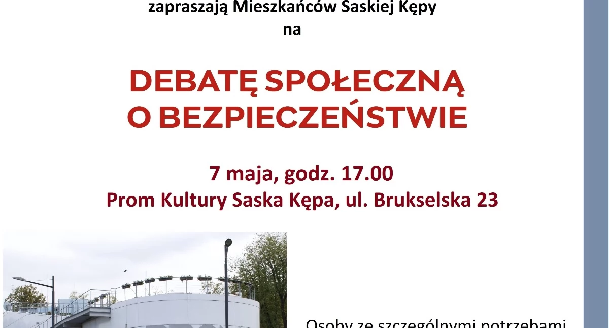 Samorząd, Debata Społeczna bezpieczeństwie - zdjęcie, fotografia