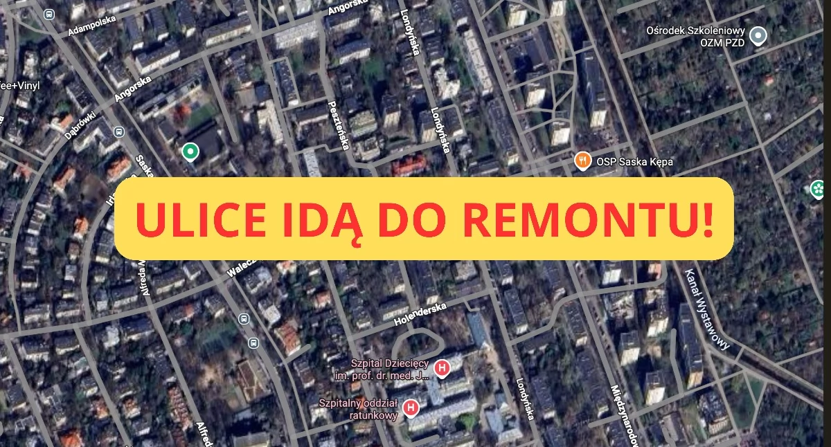 Ulice, Wielka rewolucja drogowa Saskiej Kępie! ulice zmienią poznania! - zdjęcie, fotografia