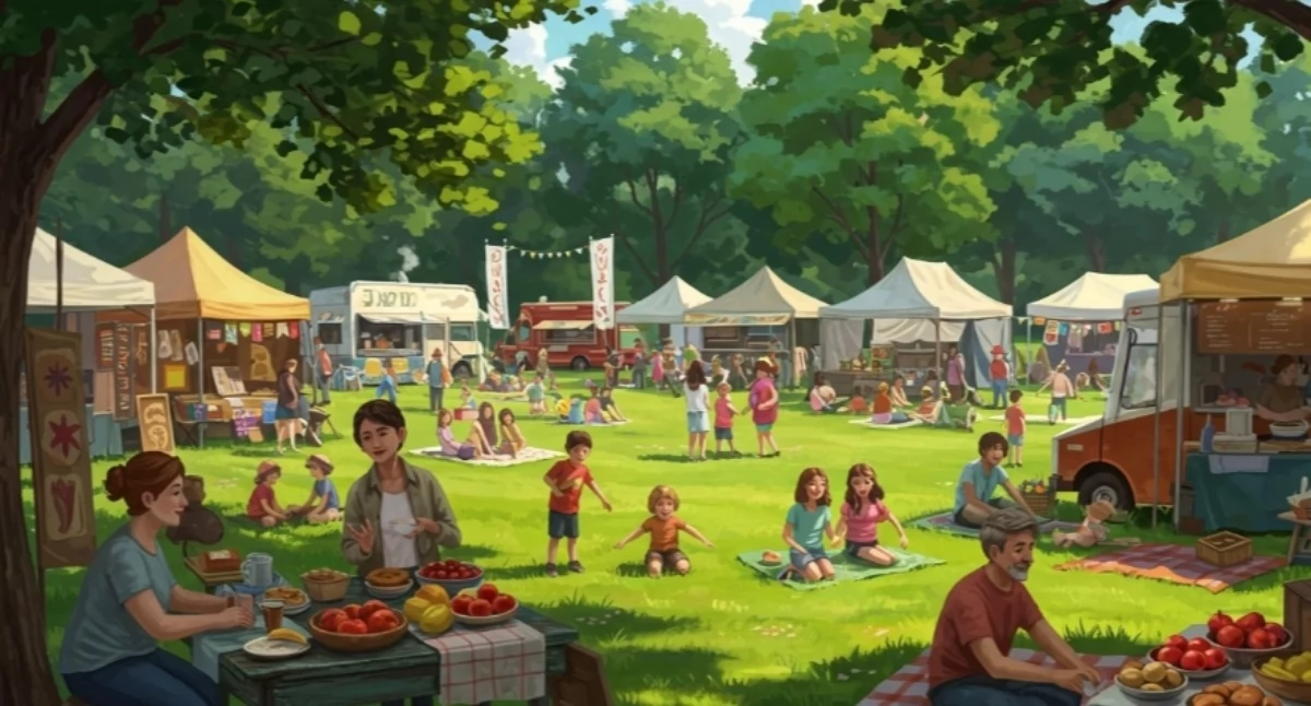 Imprezy plenerowe, Okazja POSMAKOWANIA Festiwal Streetfoodu Pradze Południe - zdjęcie, fotografia
