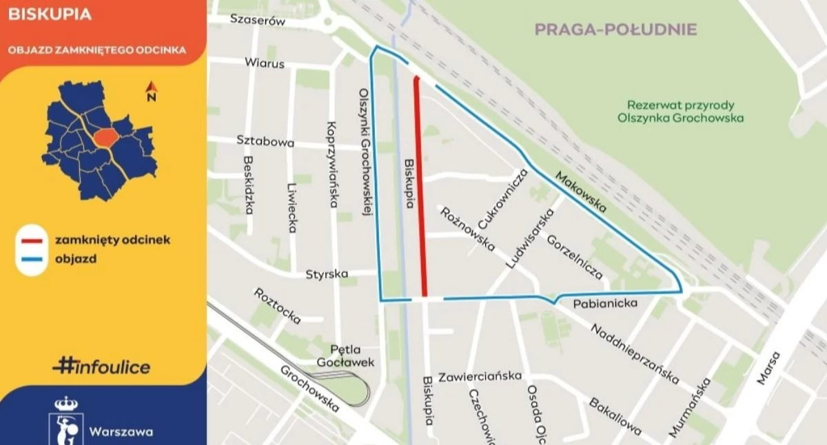 Ulice, JUTRA REMONT Pradze Południe! Którędy przejedziecie - zdjęcie, fotografia