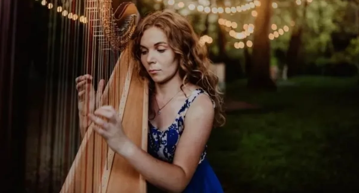 Muzyka, Amelia Tokarska harfa Koncert Pradze Południe! - zdjęcie, fotografia