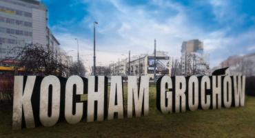 Napis Kocham Grochów na rondzie Wiatraczna? Jest projekt