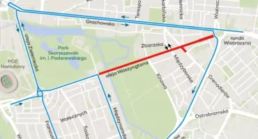Zmodernizują al. Waszyngtona. Zamkną skrzyżowania, autobusy na objazdach