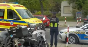BŁYSKAWICZNA POMOC STRAŻNIKÓW. Sytuacja na Pradze-Południe