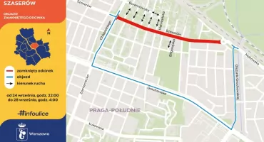Drogowcy wracają na Szaserów. Sprawdź nowe objazdy i zmiany w komunikacji!