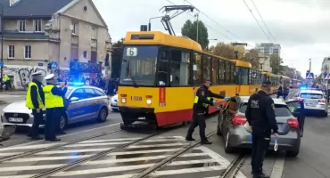 Tramwaj kontra auto na Pradze-Południe